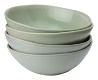 Urbanara Schüssel Capela 4 Stück, Pistache - Unterteilungsmöglichkeit: Nein - Material: Stein - Detailfarbe: Pistache - Set: Ja - Verpackungseinheit: 1 Stück - Form: Rund