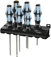 Wera 333433556 Schraubendrehersatz, Edelstahl Rack