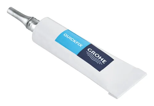 GROHE QuickGlue Set S für Brausestangen(-sets) - Eigenschaft: Gel - Geeignete Oberflächen: Kunststoff - Beton - Fliesen - Stein - Holz - Metall - Glas - Packungsgrösse: 1 Stück - Detailfarbe: Transparent - Art: Kleber