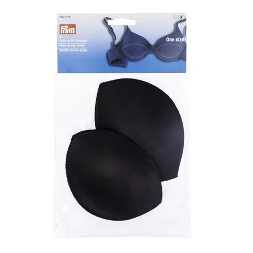 Prym BH-Zubehör Einlagen One Size, Schwarz - Verpackungseinheit: 2 Stück - Detailfarbe: Schwarz - Produkttyp: BH-Zubehör