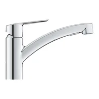 GROHE Küchenarmatur Start G3/8, Messing, herausziehbar - Montage: Einlochmontage - Produktfamilie: Start - Ausziehbare Brause: Ja - Ausführung: Einhebelmischer - Anschlussmass: G3/8 - Anschlussart: Hochdruckarmatur (2 Anschlüsse)