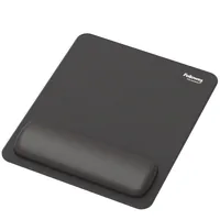 Fellowes Breyta Mauspad schwarz mit Handgelenkauflage