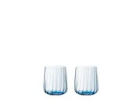 Spiegelau Aperitifglas LifeStyle 340 ml, 2 Stück, Blau/Transparent - Material: Kristallglas - Höhe: 9 cm - Volumen: 340 ml - Glas Typ: Cocktailglas - Verpackungseinheit: 2 Stück - Detailfarbe: Transparent - Blau