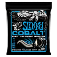 Ernie Ball Gitarrensaiten 2725 Slinky Cobalt – Extra 08-38 - Packungsgrösse: Satz - Zu Instrument: E-Gitarre - Saitenanzahl: 6-Saiter