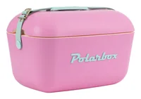 Polarbox Retro Cooler 20 l Bubblegum Pink – Cyan - Stromversorgung: Keine - Kühltechnologie: Passiv - Nachhaltigkeit: Nicht angegeben - Gewicht: 1.3 kg - Heiz Funktion: Keine Angaben - Volumen: 20 l