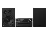 Panasonic Micro-HiFi Anlage SC-PMX802E Schwarz - Radio Tuner: Internetradio - FM - DAB+ - Detailfarbe: Schwarz - Lautsprecher Kategorie: Regallautsprecher - Verbindungsmöglichkeiten: Bluetooth - WLAN (Wi-Fi) - LAN (RJ45) - 3.5 mm Klinke - Toslink - Cinch 