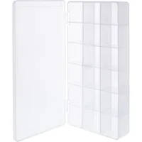 InLine Kleinteilebox - 18 Fächer - Abmessungen: 213x114x35mm - transparent