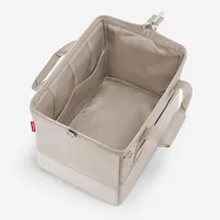 Reisenthel Duffle Bag allrounder M duffel Mix Stone - Breite: 45 cm - Höhe: 33 cm - Tiefe: 30 cm - Volumen: 23 l - Farbe: Hellbraun - Material: Recycled Polyester