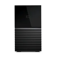 Western Digital Externe Festplatte My Book Duo 36 TB - Stromversorgung: Externes Netzteil - Speicherkapazität: 36 TB - Speicherverschlüsselung: 256-Bit-AES - Detailfarbe: Schwarz - Dateisystem: exFAT (Windows & Mac OS) - Schnittstellen: Type-C USB 3.0 (3.