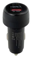 onit Autoladegerät Dual 48 W PD - Stromanschluss Seite A: Zigarettenanzünder Stecker - Stromanschluss Seite B: USB-A Buchse - USB-C Buchse - Schnellladefunktion: Ja