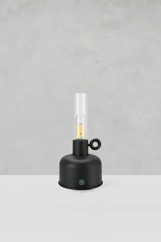 Markslöjd Astrid LED Laterne aufladbarer USB, Schwarz - Dimmbar: dimmbar - Lichtfarbe: Je nach Leuchtmittel - Zusätzliche Ausstattung: Dimmer - Leuchtenfarbe: Schwarz - Lampensockel: Keine - Gesamtleistung: 2 W