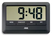 ADE Küchentimer Digital TD1600 Schwarz - Materialtyp: Kunststoff - Funktionen: Countdowntimer - Stoppuhr - Material: Kunststoff - Detailfarbe: Schwarz - Displaytyp: LCD