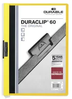 DURABLE Klemmhefter DURACLIP 60 A4 220904 für 60 Blatt A4 gelb