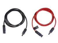 FURBER.power Solarkabel 6 mm² FC4, Set, 2 m - Anschluss Seite B: FC4 Stecker (kompatibel mit MC4 - DL4 - TS4 - QC4) - Anschluss Seite A: FC4 Buchse (kompatibel mit MC4 - DL4 - TS4 - QC4)