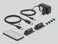 DELOCK DisplayPort 1.4 KVM Switch 8K 30Hz mit USB 3.0 und Audio