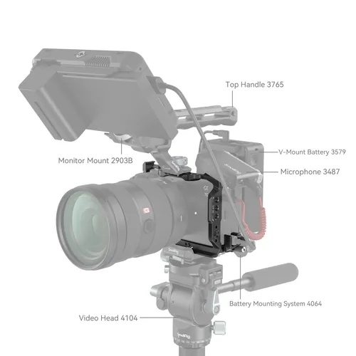 Smallrig Cage Sony Alpha 7C II / Alpha 7CR Kit - Detailfarbe: Schwarz