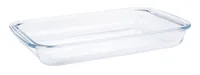 FURBER Auflaufform Glas, 3 L, Eckig - Materialtyp: Glas - Material: Borosilikatglas - Detailfarbe: Transparent - Set: Nein - Verpackungseinheit: 1 Stück - Form: Eckig
