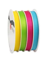 Pattberg Geschenkband 5 x 24 m, 10 mm Breite - Breite: 10 mm - Länge: 24 m - Verpackungseinheit: 1 Stück - Detailfarbe: Mehrfarbig - Band-Art: Geschenkband