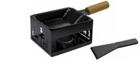 Heidi Cheese Line Teelicht-Raclette Uno Schwarz - Detailfarbe: Schwarz - Anzahl Teelichte: 3 × - Material: Metall