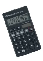 Soennecken Taschenrechner CS150, Schwarz - Stromversorgung: Solarbetrieb - Typ: Taschenrechner - Detailfarbe: Schwarz - Displaytyp: LCD - Anzahl Zeilen: 1 × - Anzahl Stellen: 10 ×