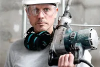 ACE Mute Capsule Hearing Protectors - Earmuffs for Work & Shooting - EN 352-1 - Turquoise