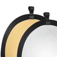 Walimex 17689 photo studio reflector Round Gold, Silver