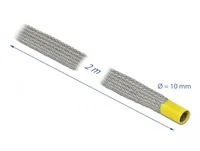 DeLOCK Braided sleeve for EMC shielding stretchable 2 m x 10 mm