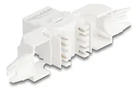 Delock Keystone-Modul RJ45 Buchse zu LSA Cat.6A UTP 180° - Modultyp: Keystone - Anschluss Front: Buchse RJ-45 - Anschluss Rück: LSA - Medientyp: Netzwerk - Schirmung: Nein - Detailfarbe: Weiss