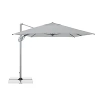 Doppler Active 260 x 350 Side Parasol résidentiel Rectangle Gris clair
