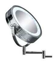 Kleine Wolke Brilliant makeup mirror Freestanding Round Stainless steel