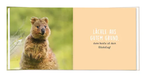 Grafik Werkstatt Minibuch Heute ist dein Glückstag - Sprache: Deutsch - Thema: Achtsamkeit - Anlass: Geburtstag - Empfänger Geschenke: Für Frauen - Für Männer - Produkttyp Geschenke: Buch