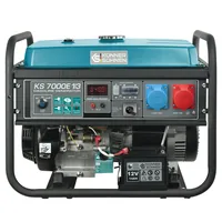 Könner & Söhnen KS 7000E-1/3 engine-generator 5000 W 25 L Petrol Black, Teal
