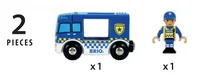 BRIO Eisenbahn Polizeiwagen Light & Sound - Kategorie: Fahrzeuge & Anhänger - Altersempfehlung ab: 3 Jahren - Material: Kunststoff - Eigenschaften: Keine Eigenschaft - Zertifikate: FSC