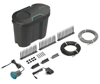 GARDENA Urlaubsbewässerung Set mit Wasserbehälter - Bewässerungsart: Urlaubsbewässerung - System Teil: Komplett-Set - Detailfarbe: Grau - Schwarz