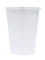 Weita Einwegbecher 2 dl 100 Stück, Transparent - Produkttyp: Einwegbecher - Materialtyp: Kunststoff - Material: Polypropylen (PP) - Detailfarbe: Transparent - Verpackungseinheit: 100 Stück