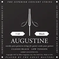 Augustine Gitarrensaiten Classic Black Soft - Packungsgrösse: Satz - Zu Instrument: Konzertgitarre - Saitenanzahl: 6-Saiter