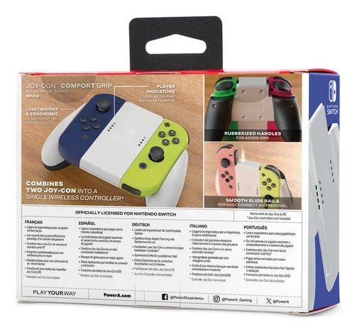 POWER A Joy-Con Comfort Grip NSAC0293-01 NSW, White