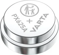 Varta Knopfzelle V625U / PX625A , 1 Stück - Bauform: Spezialbatterien - Batterietyp: LR9 / V625U / V626U / 246 / L1561 / PX625U - Chemisches System: Alkali Mangan - Gewicht: 3.5 g - Spannung: 1.5 V