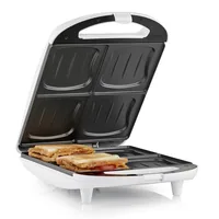 Tristar Sandwich-Toaster XL SA-3065 1300 W - Produkttyp: Sandwich Toaster - Höhenverstellbar: Nein - Detailfarbe: Weiss - Leistung: 1300 W - Temperatur einstellbar: Nein - Anzahl unterschiedliche Grillplatten: 1