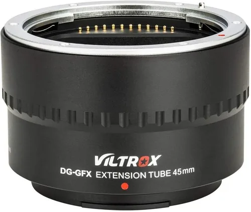 Viltrox Objektiv-Konverter DG-GFX 45 mm - Kompatible Hersteller: Fujifilm - Konvertertyp: Makro - Kamera-Bajonett: Fujifilm G-Mount
