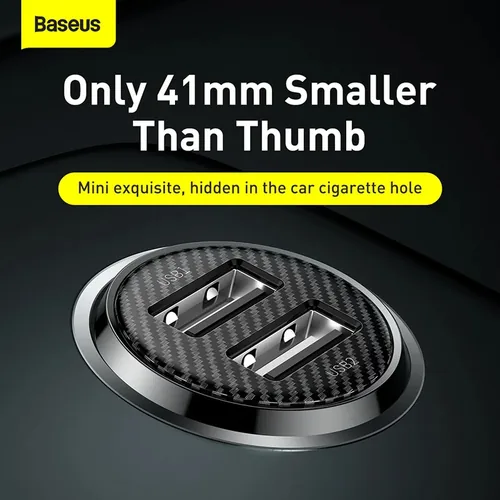 Baseus Gain Pro Universal Black Cigar lighter Fast charging Auto