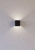 EGLO Leuchten Wand-/Deckenleuchte VALMONTONE Schwarz LED 2 x 1.5W 3000K - Leuchten Kategorie: Wandleuchte - Betriebsart: Netzbetrieb - Lampensockel: LED fest verbaut - Farbtemperatur Kelvin: 3000 K - Dimmbar: nicht dimmbar - Farbwiedergabeindex CRI: 0
