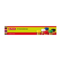 Herlitz Schulmalfarben 6 Töpfe a 25ml Faltschachtel