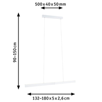 Paulmann Aptare suspension lighting Flexible mount LED 45 W
