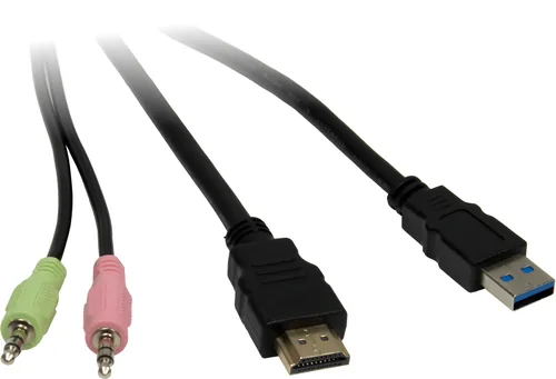 Inter-Tech IPC KVM Switch AC-22HUS HDMI, 4K60Hz
