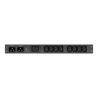 RACK ATS G3 230V 16A C20 IN (8) C13 (1) C19 OUT
