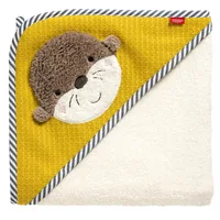 fehn Kapuzenbadetuch Otter Theo 80 x 80 cm - Produkttyp: Bade- & Kapuzentücher - Detailfarbe: Mehrfarbig