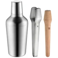 WMF Drink Mixer Set Matrjoschka 4-teilig - Materialtyp: Metall - Material: Cromargan - Detailfarbe: Silber - Set: Ja - Fassungsvermögen: 0.7 l - Betriebsart: Manueller Betrieb