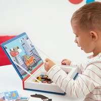Janod Beschäftigungsspielzeug Magnetbuch Feuerwehr - Altersempfehlung ab: 3 Jahren - Material: Karton - Eigenschaften: Keine Eigenschaft - Zertifikate: Keine Zertifizierung - Detailfarbe: Mehrfarbig - Blau