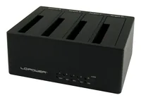 LC-Power Dockingstation USB 3.0eSATA 4-Bay 2,53,5HDDSSD